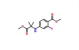 Methyl 2-fluoro-4 - ((1-methoxy-2-methyl-1-oxopropan-2-il) amino) benzoat CAS 1802242-47-2
