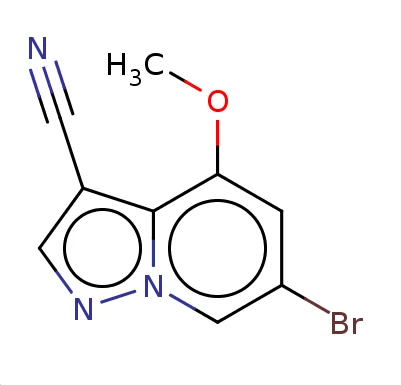 6-bromo-4-methoxypyrazolo[1,5-a]piridin-3-karbonitrile CAS 1207836-10-9