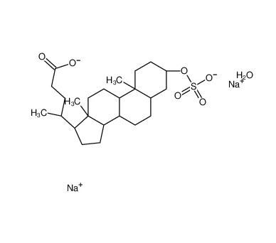3alpha-Idroksi-5beta-Cholan-24-Oik Asid 3-Silfat Disodium Sèl idrat CAS 64936-81-8